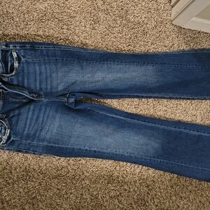 Flying Monkey Dark Blue Straight Leg Jeans